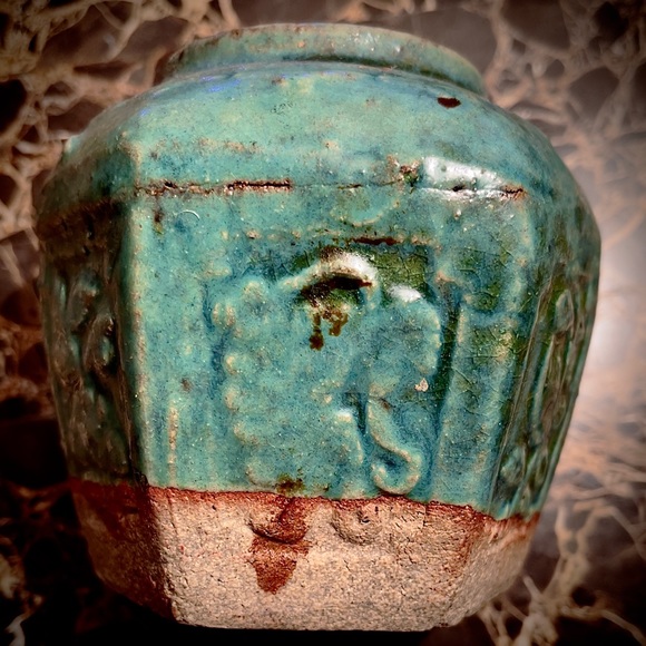 Antique Chinese Showman ware ginger jar late 19th century Shiwanzhen, Foshan. - Picture 10 of 14